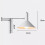 Foldable Metal Wall Light - Modern Folding Swing Arm Sconce for Bedside & Bar, Minimalist Extendable Lamp White 6