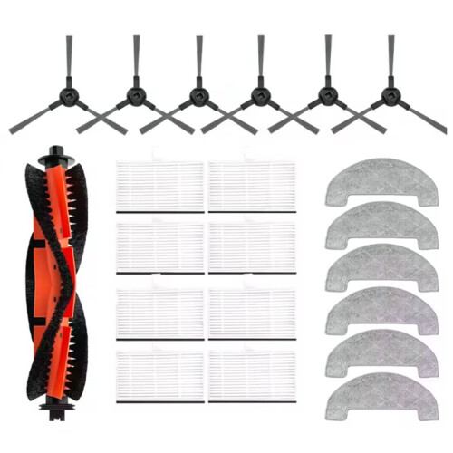 For MOVA S800 /E20/ E20 Pro/ E20 Pro /Trouver E20 /E20 Pro/ E20  Vacuum Accessories Main Side Brush Filter Mop