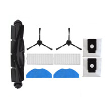 9 Pcs for 360 S8 / EZVIZ RE4 / RE5 / RC3 Accessories Roller Side Brush HEPA Filter Mop Pad Dust Bag