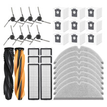 Main Side Brush HEPA Filter for D20 Pro / D20 Pro / RLD43SA / RLD43SD Vacuum Cleaner Spare Parts Dust Bag