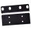 Metal Rack Ears Bolts Rack Mount Bracket Kit for  2U NVR Network Video Recorder Camera Install Mounting 5