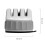 Kitchen Knife Sharpener Fixable Sharpen Stone Trible Wheel Whetstone Super Suction Knife Sharpening Tool Grindstone 6