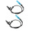 34526756379 2PCS ABS Wheel Speed Sensor Plug Connector with Wire for  E82 128i 135i E63 E64 650i E65 E66 730i 740i 1