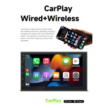 Car 7 Inch Navigation Screen Wireless Carplay Android Auto Player Portable Screen MP5 Player