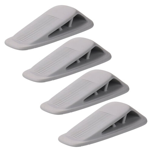Confezione da 4 Fermaporta In Silicone, Cuneo Resistente con Supporto, per Casa e Ufficio
