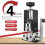 Wire Stripper Machine, for 0.06"-1" Scrap Wires Hand Crank Wire Stripping Machine, 3-Channels Wire Peeling Tool 2