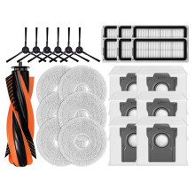 For Cecotec Conga X70 Replacement Parts Accessories Main Side Brush HEPA Filter Mop Cloth Dust Bags