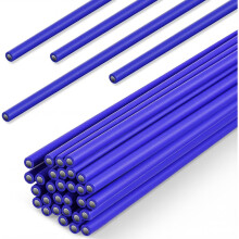 30 Baguettes de Brasage Enrobées de Flux Bcup-5, Alliage de Brasage Argent-Cuivre Phosphaté, Baguettes de Soudage Plates pour Climatisation