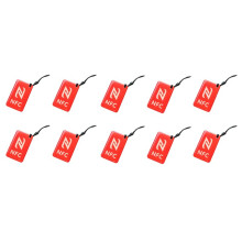 10pc 13.56Mhz NTAG215 NFC Tag ISO14443A 504 Bytes Crystal Epoxy Card Ntag215 Epoxy Resin Tag for All NFC Phones C