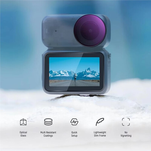 For  Osmo  ND Filter ND8/16/32/64/UV/CPL Screw  Action Camera Lens Filter Multicoated Accessories 2