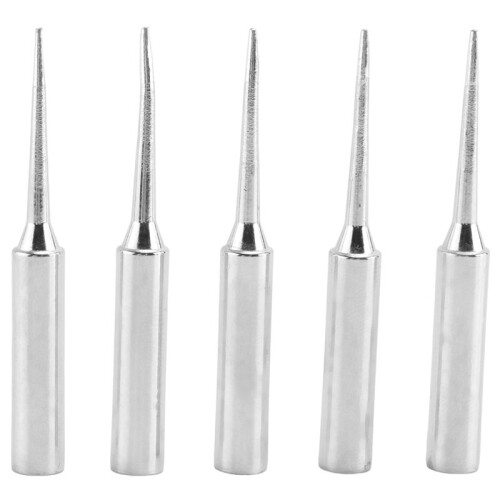 900M-T-LI 0.8mm Point Diameter Soldering Solder Iron Tips 5 Pcs 1