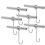 Stainless Steel Maple Syrup Tapping Kit 6 Maple Tree Taps Spiles with Hooks Compatible with Maple Birch Walnut Trees 1