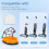 AW261 Replacement Roller Filter Kit for  HydroVac MessMaster Wet Dry Vacuums, 3 Brush Rollers, Filters & Tool 5