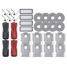 Für  Qrevo 5AE / Qrevo Curv / Qrevo Curv S5X / Qrevo Curv 5A1 Staubsauger Wischmopp Staubbeutel Hauptseitenbürstenfilter