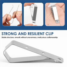 20PCS Stainless Steal Garage Door Opener Clip Replacement for Liftmaster Chamberlain Remote Door Openers