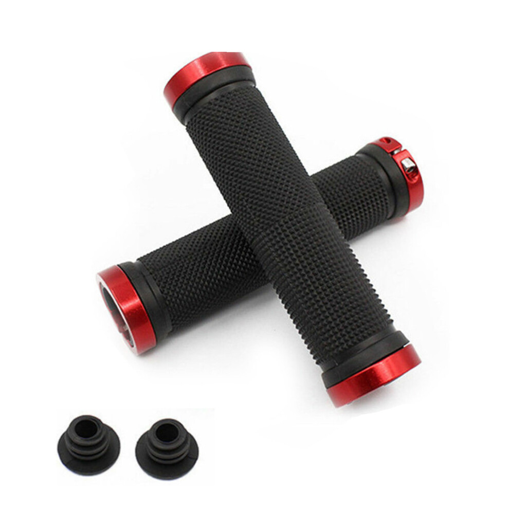 (Red) Bmx Mtb Bike Grips - Non-Slip Comfort Handlebar Cover Red 6001832674920