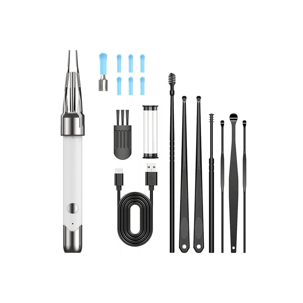 HD Visual Ear Cleaner with Camera with Tweezers Wireless Otoscope Ear Pick for Pick Remove Ear Dirt Health Care B