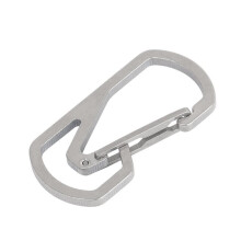 Titanium Carabiner Tourist Chain Holder for Outdoor Camping Supplies Hiking Equipment Traveling