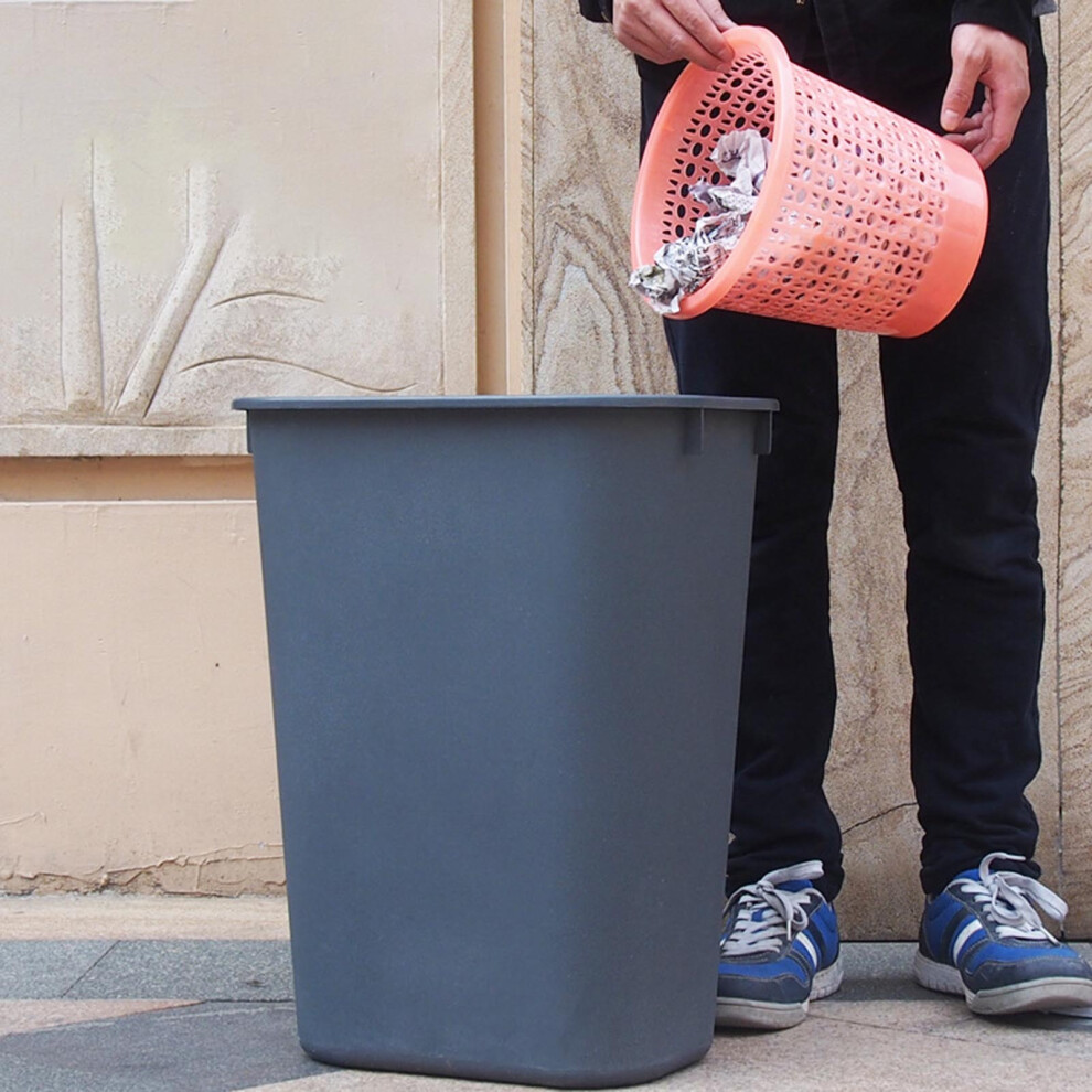 35L Plastic Trash Can For Kitchen & Garage 6464755951699