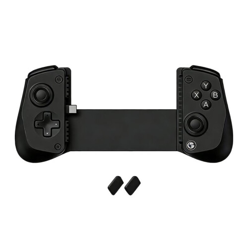 Stretchable Handle for  X5 Lite Mobile Game Controller,Adjustable Type-C Gaming Grip for IOS Android Phones Black