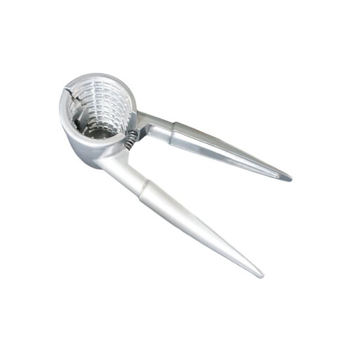 Multifunction Nutcracker with Non-Slip Handle, Alloy Shell Cracker Silver