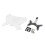 Motorcycle Windshield Windscreen Wind Deflector Fairing for  CB 500 CB500 Hornet 2024 2025 Grey 3