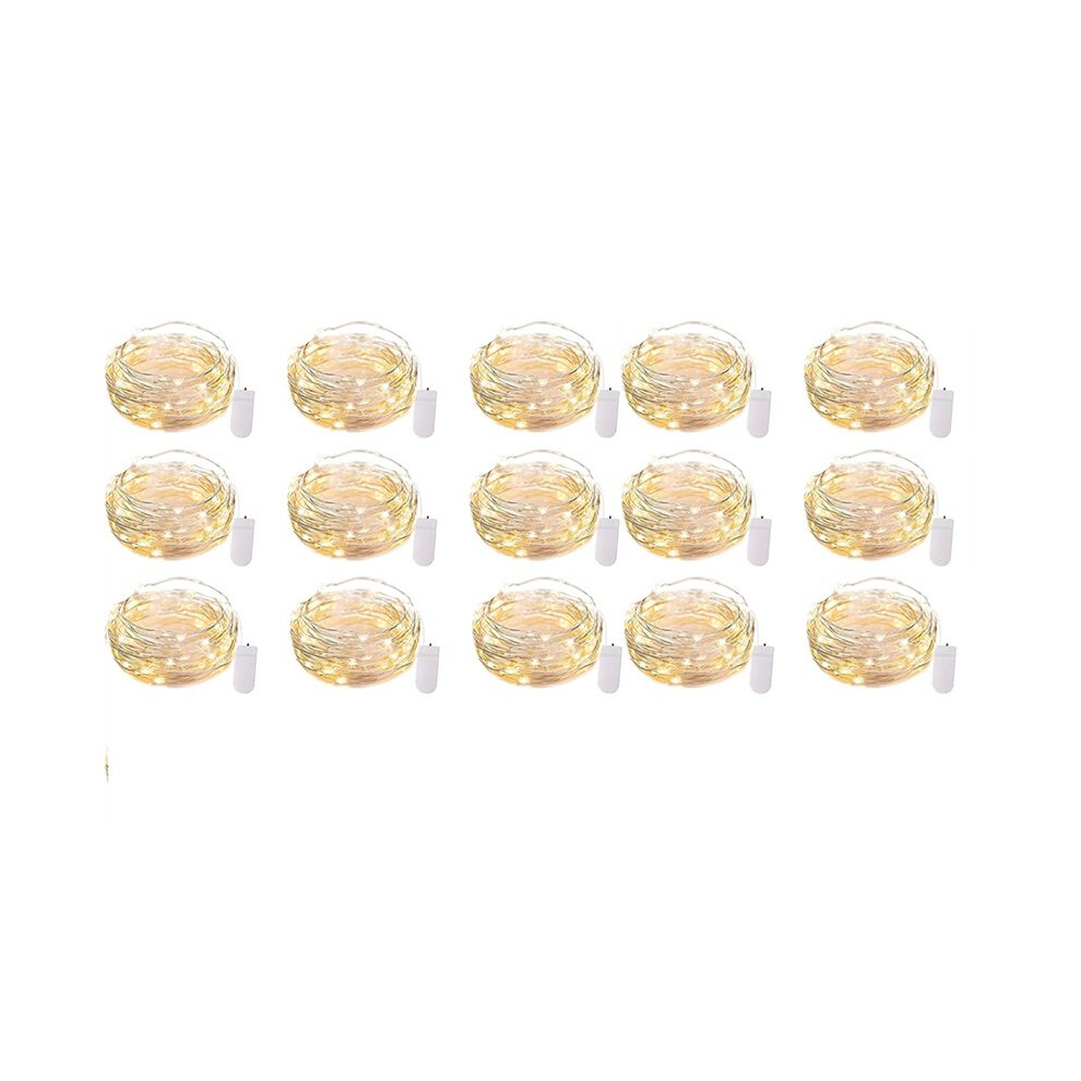 15Pcs Led Fairy S Operated String S Waterproof Firefly Starry Moon S For Diy Wedding Table Party Bedroom Light 6032031510030