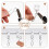 120 Pcs Curtain Track Sets Ceiling Mount Curtain Track Hooks and Rollers Metal Shower S Hooks Straight Curved Rollers 3