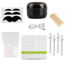 Wax Warmer Kit for Eyebrow, Ear, and Nose Hair Removal, Fast Heating, Temp Control