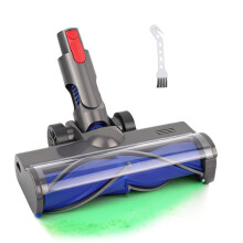Upgrade Vacuum for H6 H7 Quick-Release V Shape Turbo Bristle LED Green Light for Hard FloorsTile Wood