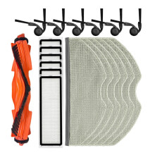 For Robot Vacuum S40 / OV81 Accessories Main Side Brush Hepa Filter Mop Cloth Rag Replacement Parts