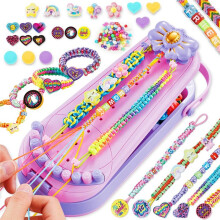 DIY-Armband-Bastelset für Mädchen - Schmuck-Seilwebset für Kinder, Spielzeug, Geeignet für Kinder Von 6-12 Jahren, Geschenk