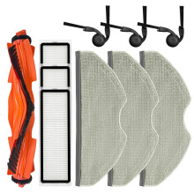 For  Robot Vacuum S40 / OV81 Accessories Main Side Brush Hepa Filter Mop Cloth Pads Replacement Parts