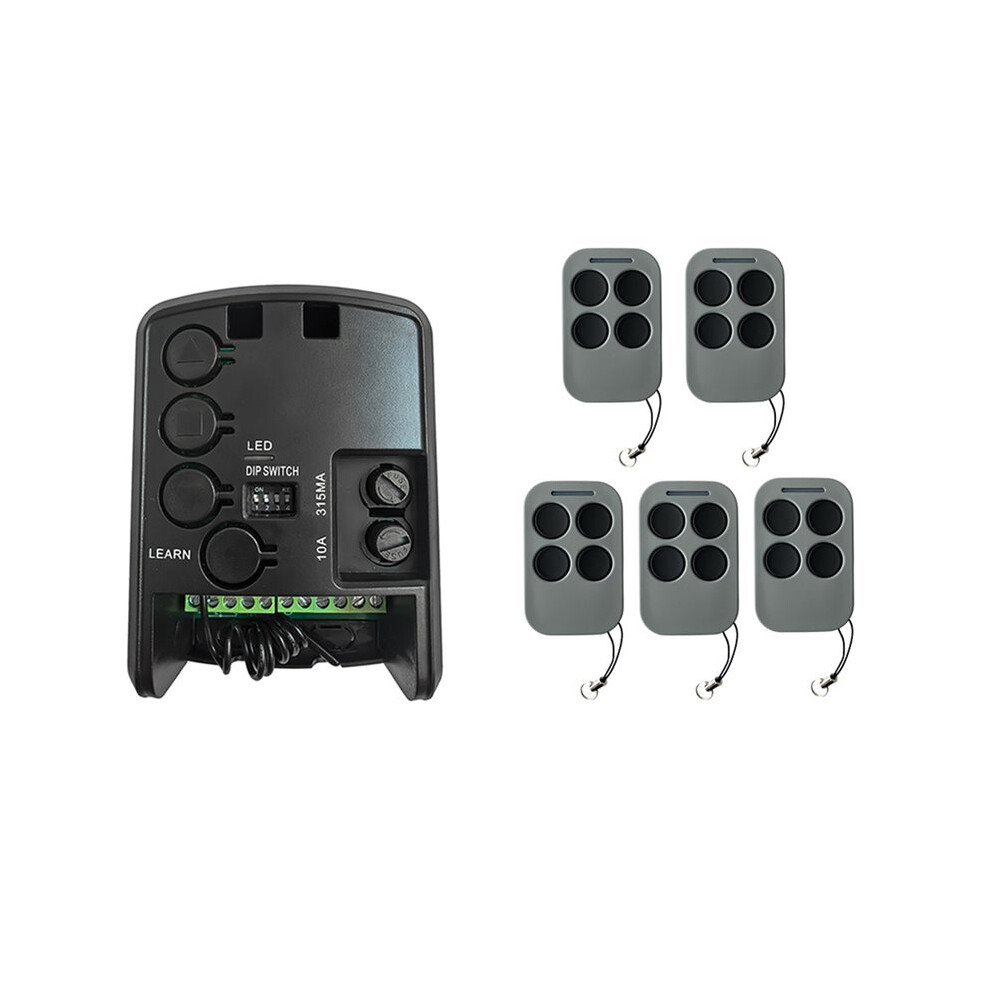 Ac220v Tubular Motor Control Board With 5Xremote Control Universal Garage Door Receiver Shutter Motor Control Panel 6033556480525