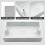 2Pcs 2 Gang Surface-Mounted Back Box 146 Type,Electrical Double Pattress Box for Wall-Mounted Light Switche Power Socket 3