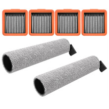 For UWANT D100/ D100 PRO/ D500 / D500 PRO/D600 Robot Vacuum Cleaner Replacement Parts Main Roller Brush HEPA Filters
