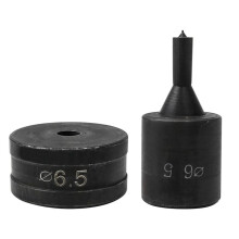 Hydraulic Hole Punch for CH70 CH-70 Machine, 6.5mm Hydraulic Punching Round Die Tool 1pc, Black