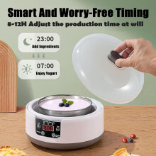 1-36 Hours Multi-Functional Constant Temperature Yogurt Machine, 1.2 Liters Capacity (Standard No Cup) EU Plug