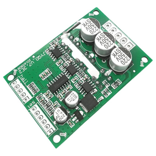 JYQD_V7.3E2,12V 24V 36V 15A 3 Phase BLDC Motor Driver Controller with Hall Effect High Efficiency PWM Speed Control