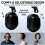 Adjustable Noise Cancelling Ear Muffs for Adults, SNR 33dB, Ideal for Construction and Shooting 3