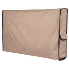 Heavy Duty 210D Waterproof and Dustproof Outdoor Television Cover Providing Full Coverage Protection and Remote Storage