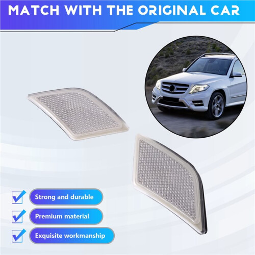2pcs Transparent Side Light A2048200121L A2048200221R for - GLK W204 2
