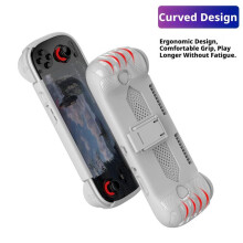 Protective Case TPU Bracket Handheld Console Shockproof Anti-Scratch Soft TPU Protection Cover for AYN ODIN 3 White