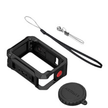 Camera Frame Holder Metal Cage for OSMO Action 6 Accessories Expandable Frame for Action 6 Mount Accessories Black