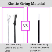Stretchy String for Bracelets, 4 Rolls 1 mm Sturdy Elastic String Elastic Cord for Jewelry Making, Necklaces