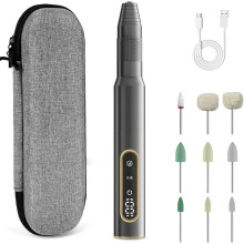 Polisseuse Sans Fil, Kit de Réparation et de Nettoyage 30 000 Tr/Min pour Acrylique et Revêtements Souples - Lisse les Bords Rugueux, Élimine les