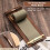 Clipboard Hanging Memo Board, Refillable Paper Roll with Cutter, Includes Wooden Pen for Kitchen.Ect (Tea Green) 2