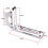 PCIE 3.0 Vertical  Card Holder Bracket GPU Mount Video Card VGA Support Holder for Pci-E3.0x16 B 5
