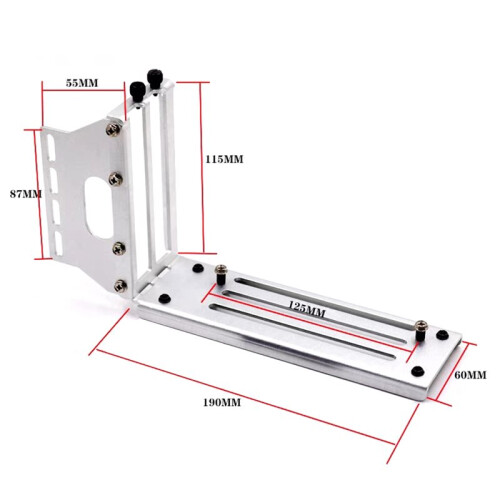 Supporto Verticale per Scheda Grafica PCIE 3.0 Supporto per Scheda Video VGA con Montaggio GPU per Pci-E3.0x16 B 2