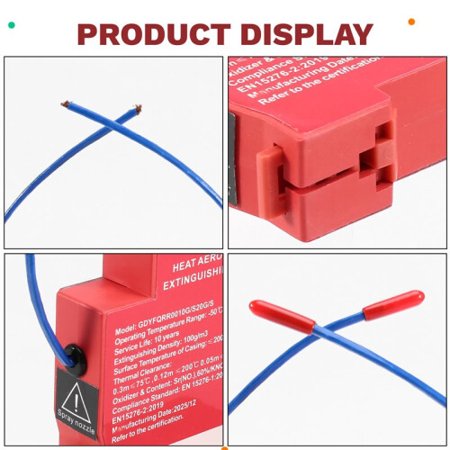 Distribution Box/Cabinet Flame Retardant Device DIN Rail Stick- Dual- Design Engine Compartment Non-Pollution 1
